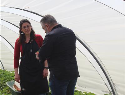 Le Chef Berthelot chez ses producteurs